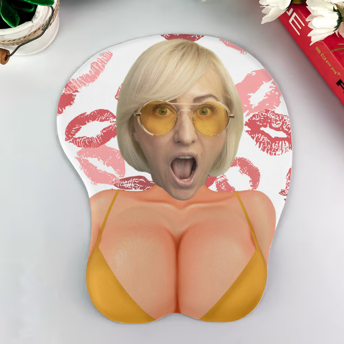 Personlig 3D Musmatta med foto - För kollegor