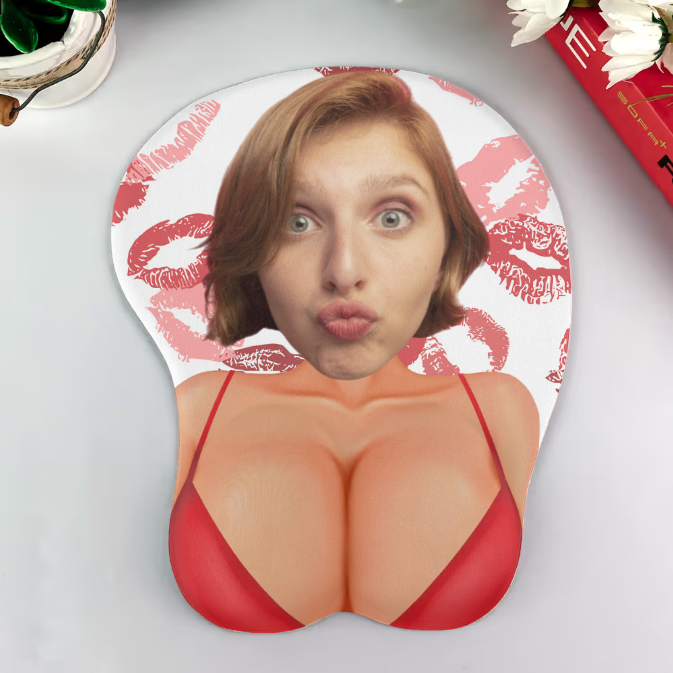 Personlig 3D Musmatta med foto - För kollegor