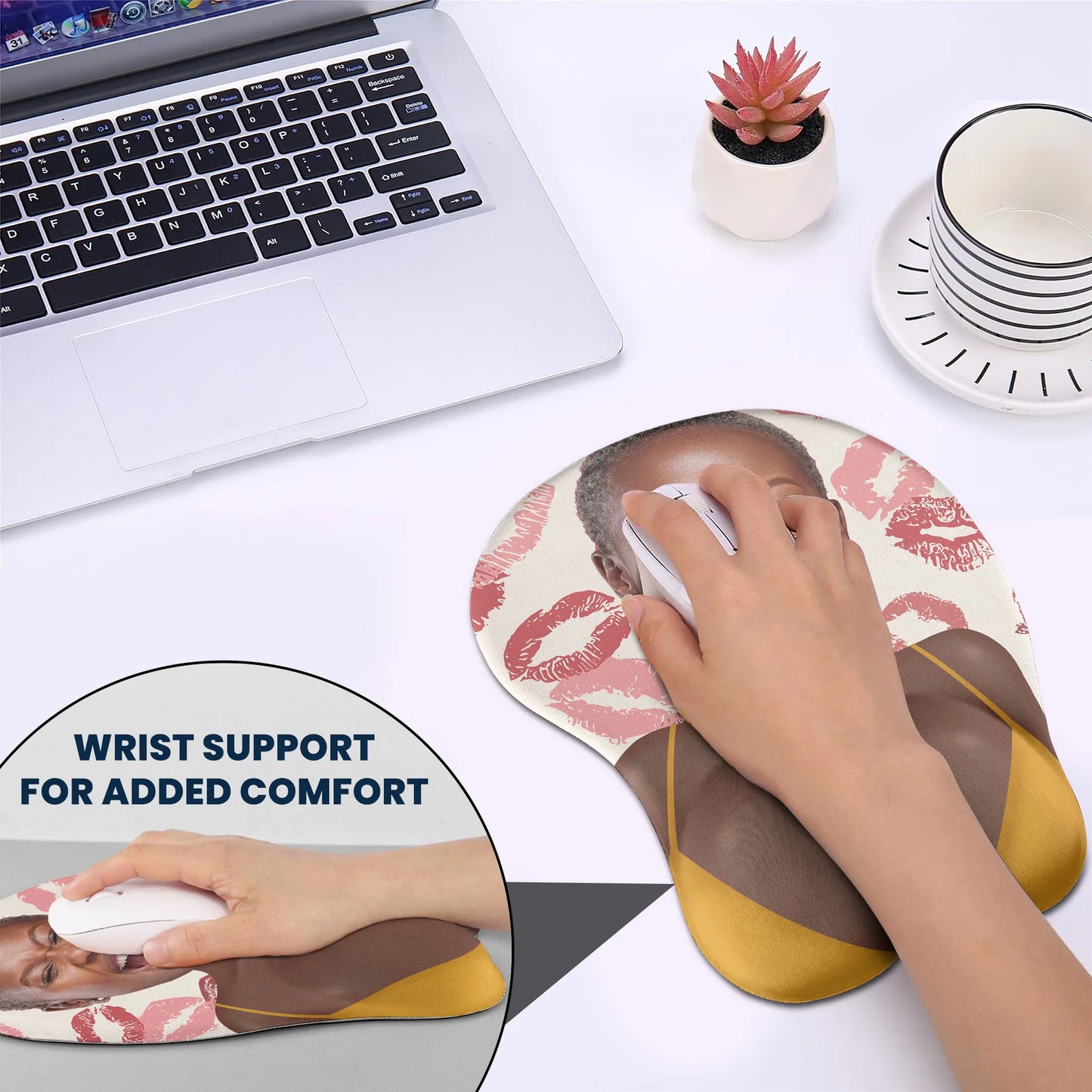 Personlig 3D Musmatta med foto - För kollegor