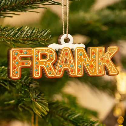 Personalisierter Weihnachtsschmuck – Weihnachtsbrief