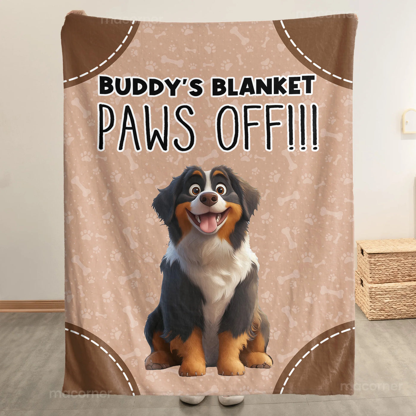 Personalisierte Decke – Lustiges Geschenk für Hundeliebhaber