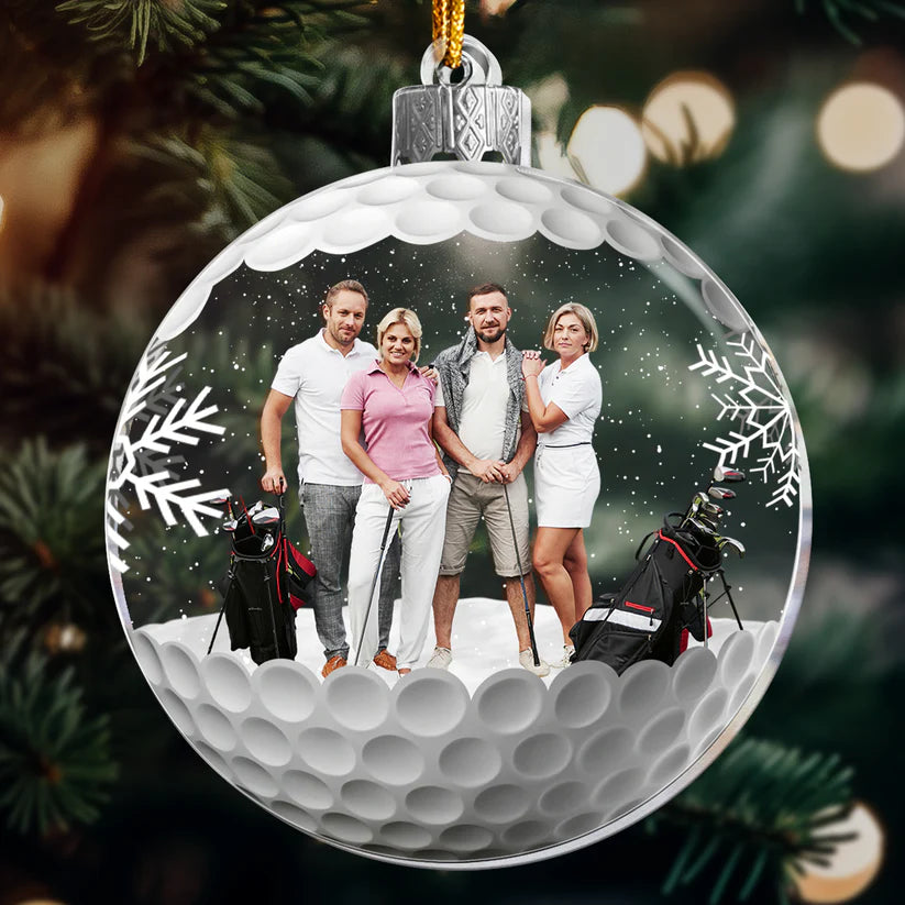 Personalisierte Weihnachtsdeko – Golf
