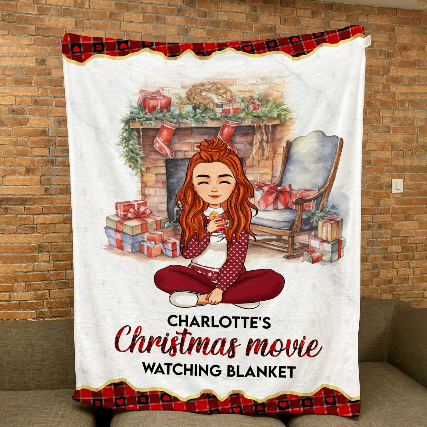 Personalisierte Decke – Meine Weihnachtsfilm-Decke