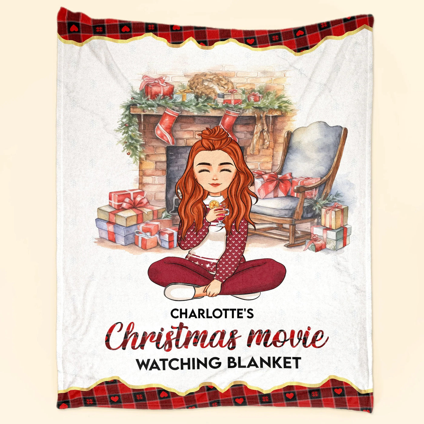Personalisierte Decke – Meine Weihnachtsfilm-Decke