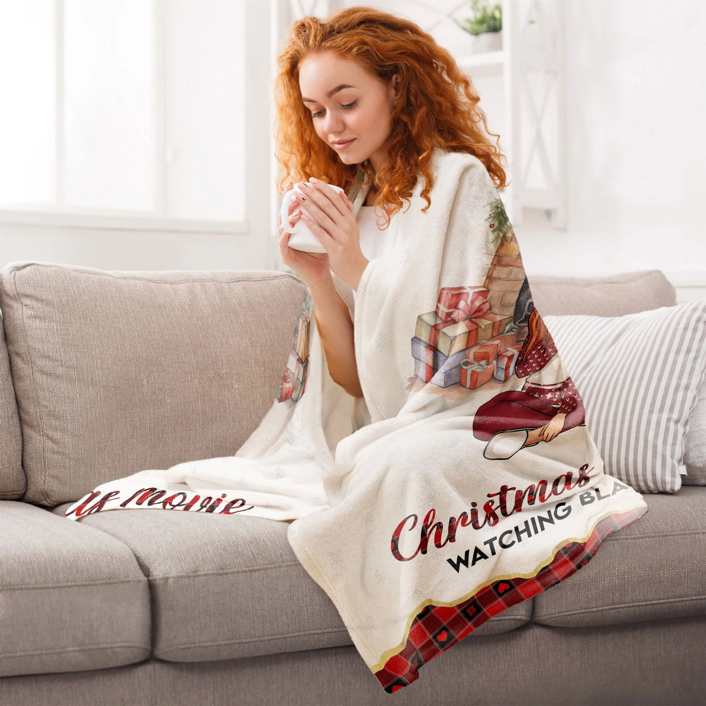 Personalisierte Decke – Meine Weihnachtsfilm-Decke