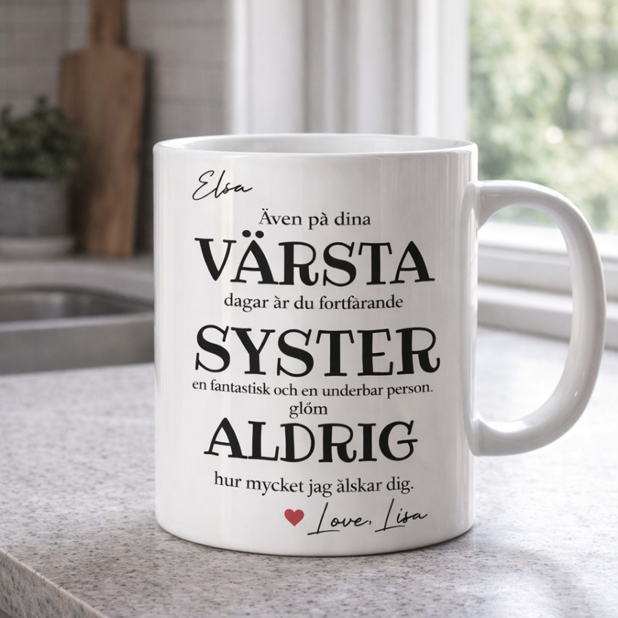 Personalisierte Tasse – Lustiges Geschenk für die Familie