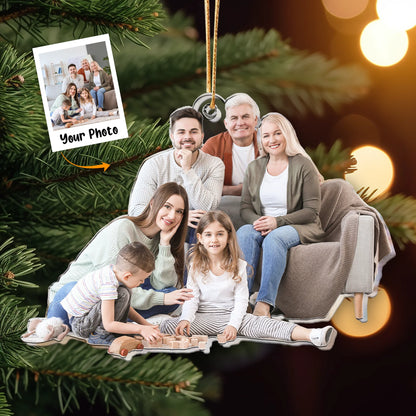 Personligt Julpynt - Familjefoto
