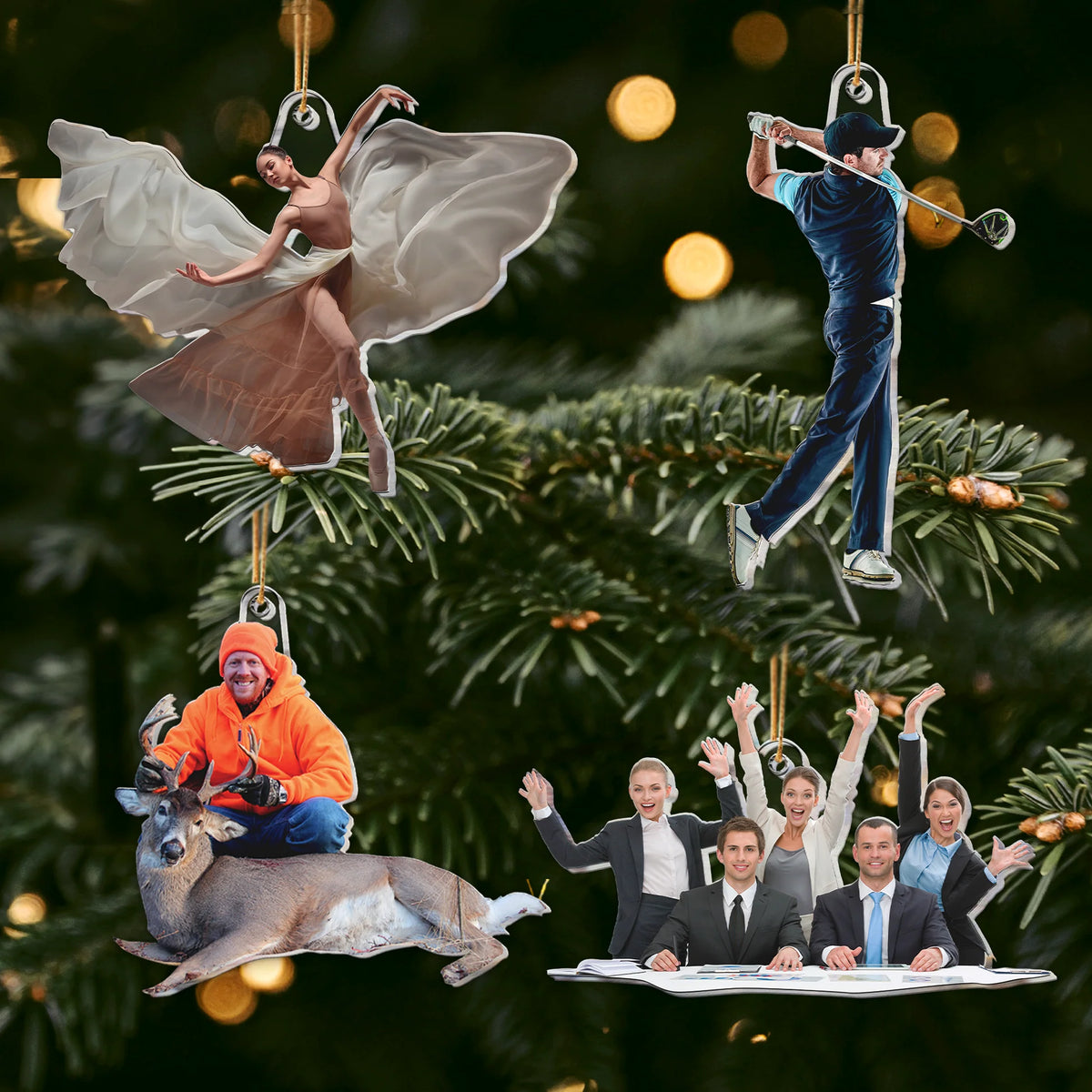 Personlig julepynt – Familiefoto
