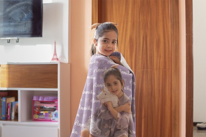 Personalisierte Decke – mit Namen und Foto für Kinder