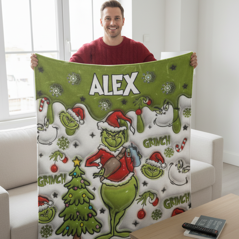 Personlig filt - Rolig julklapp