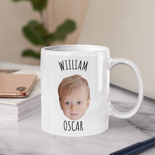 Personlig Mugg - Bebisansikte