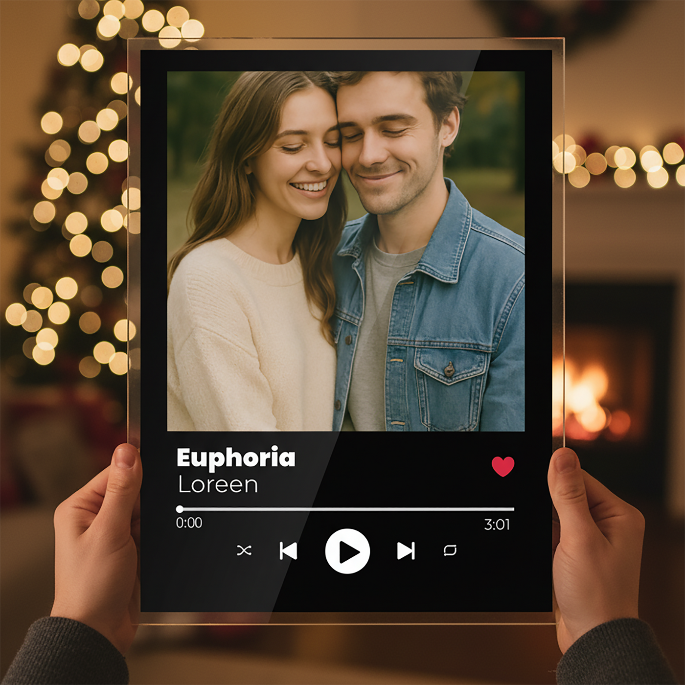 Personalisiertes Acrylschild – Individueller Lieblingssong