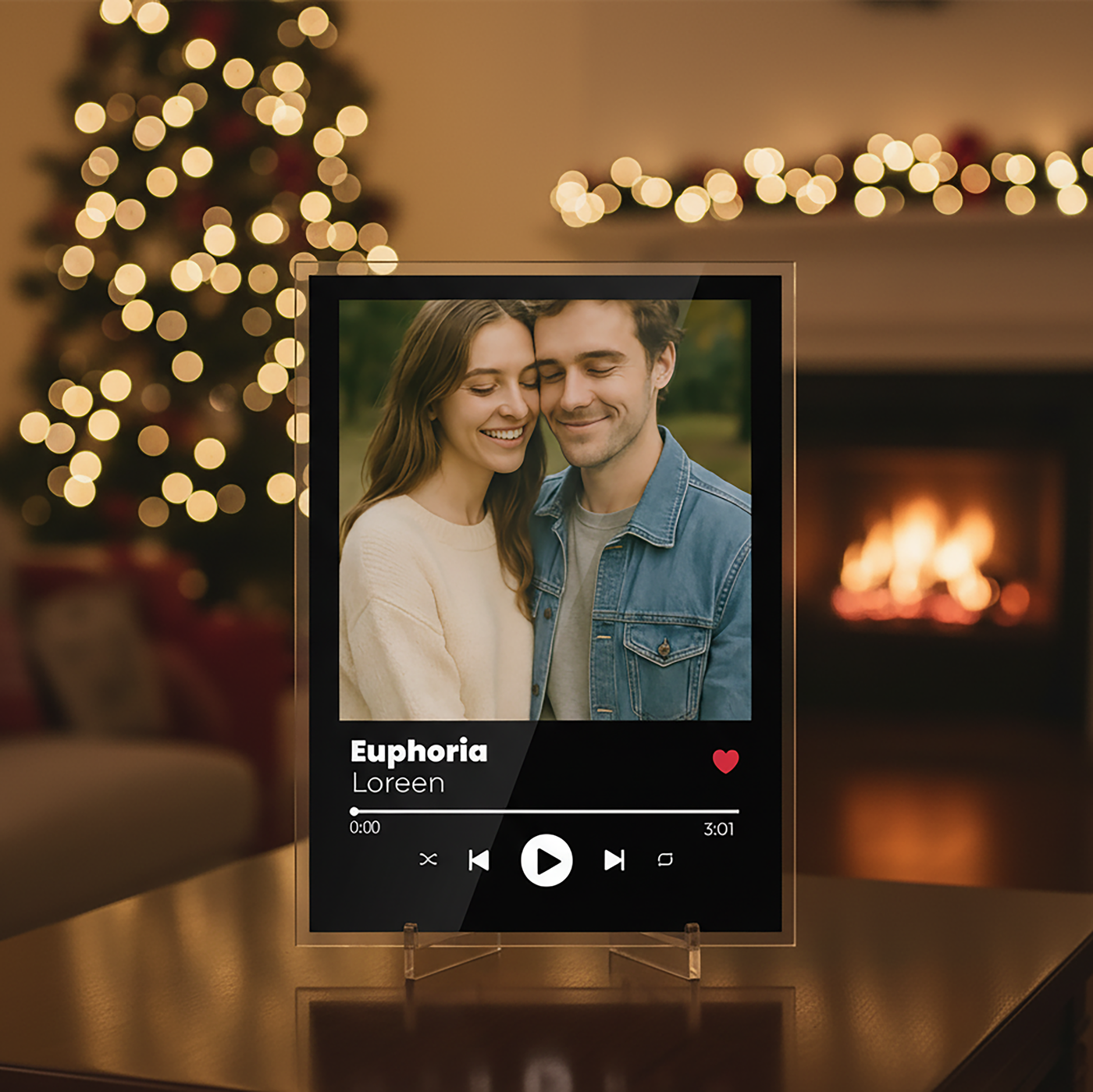Personalisiertes Acrylschild – Individueller Lieblingssong