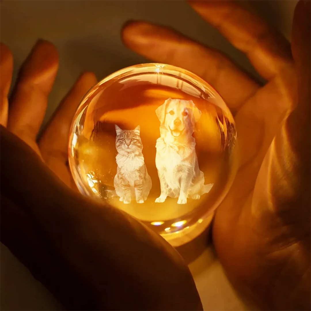 Personlig Fotoglob - Familjefoto