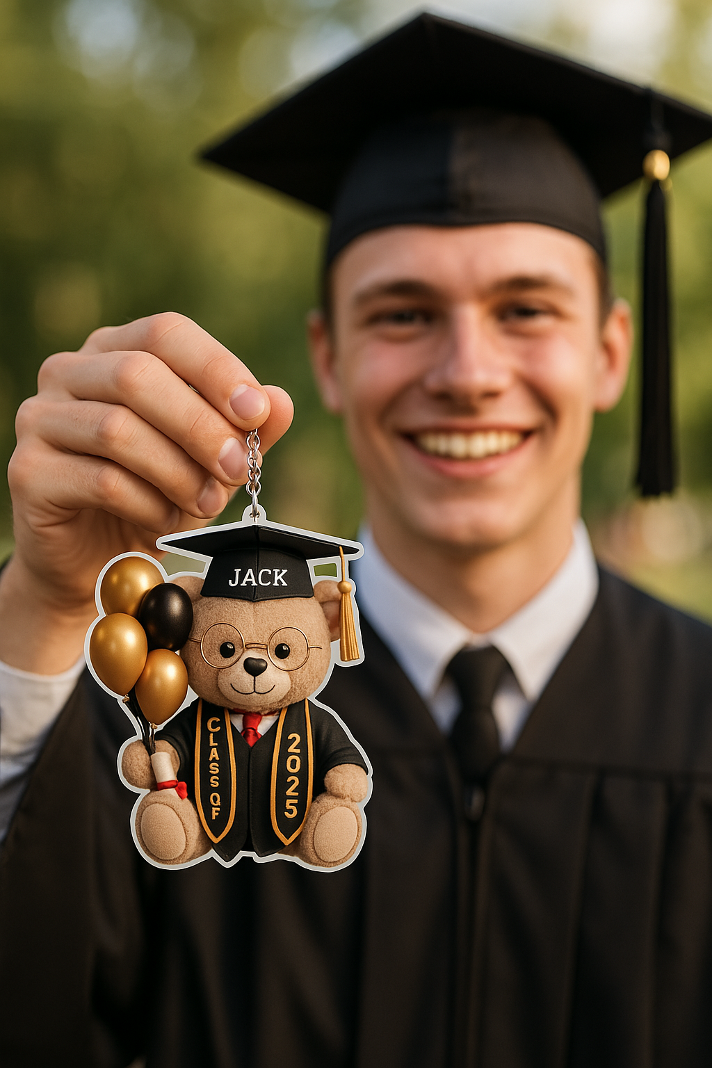 Personalisierter Fotoanhänger – Abschlussgeschenk