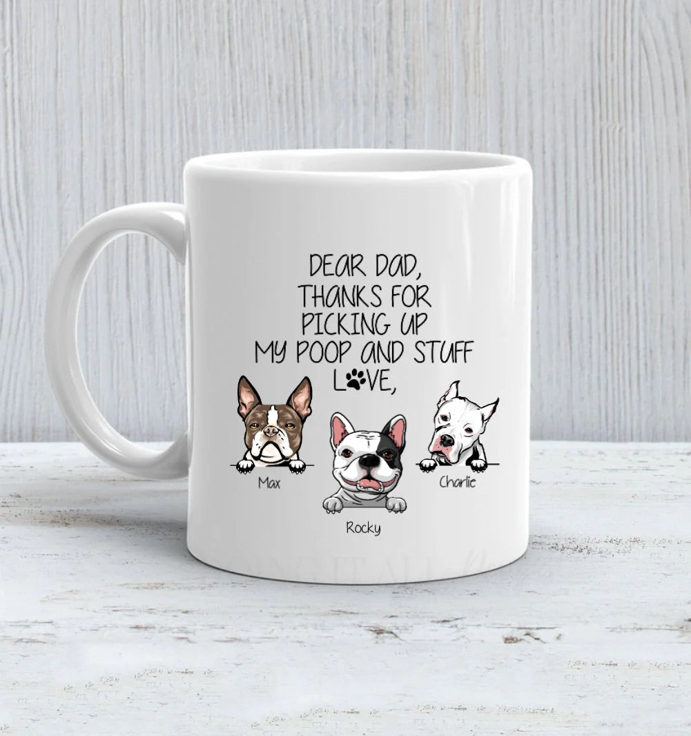 Personalisierte Tasse – Hundepapa