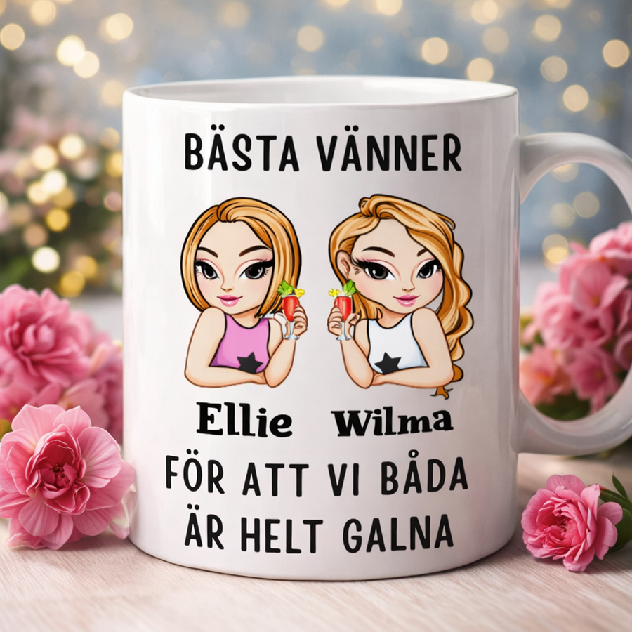 Personalisierte Tasse – Freundschaftsgeschenk