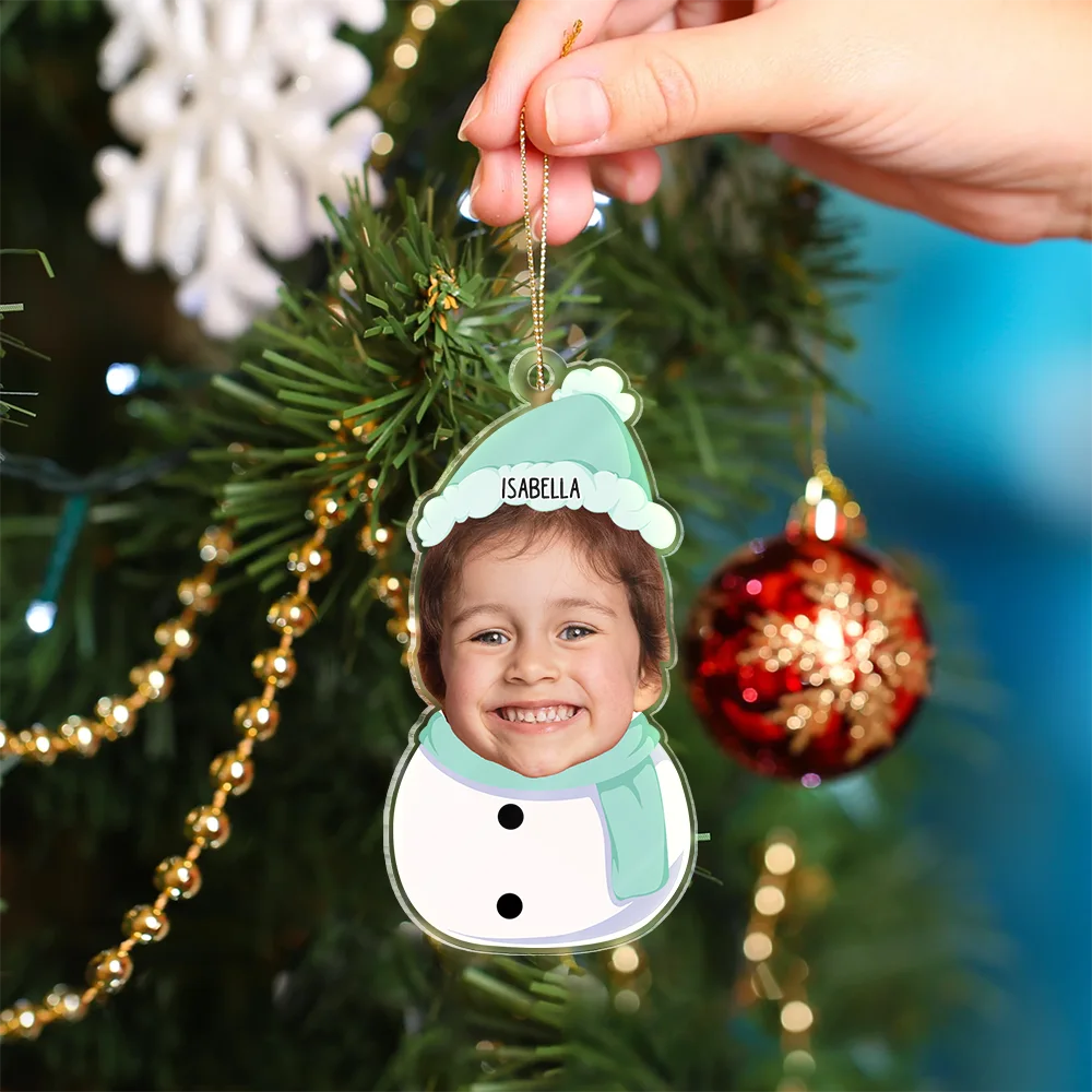 Personalisierte Weihnachtsdeko – Schneemann