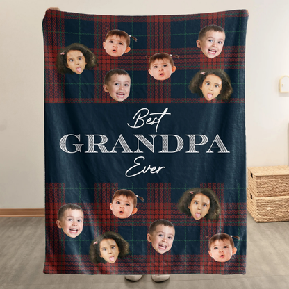 Personalisierte Decke – Bester Opa aller Zeiten