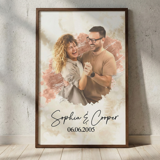 Personlig fotoposter - Du & Jag