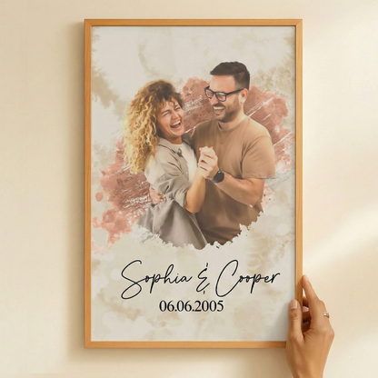 Personlig fotoposter - Du & Jag