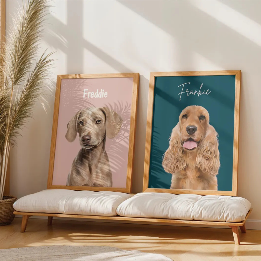 Personlig husdjursposter - Unik presentidé