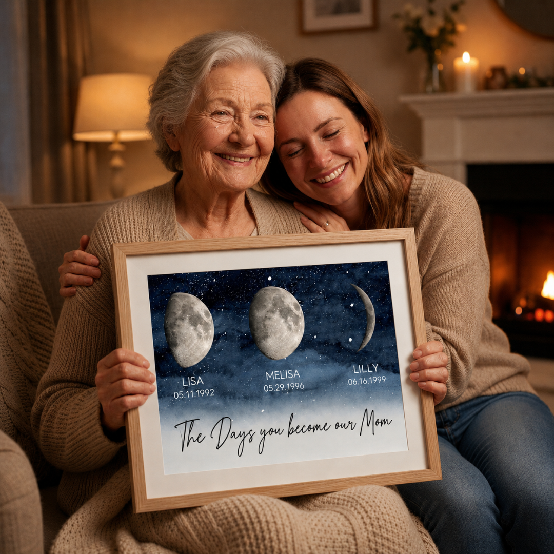 Personlig fotoposter - Dagen du blev mamma