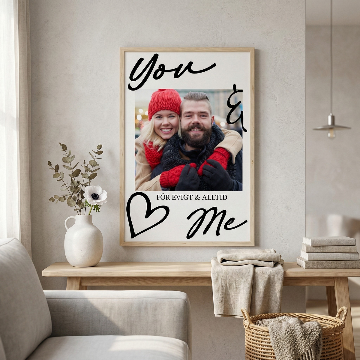 Personlig fotoplakat – Gave til henne