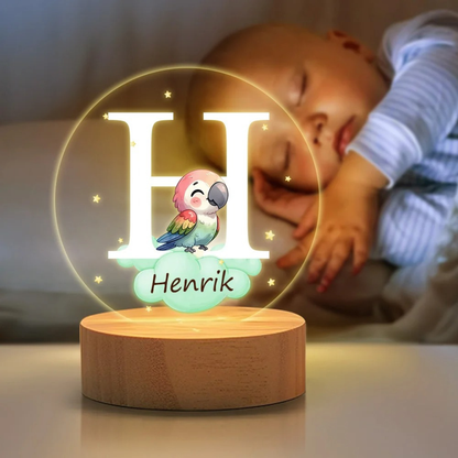 Personligt LED-nattljus - Dekoration till barnrum