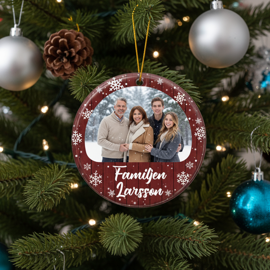 Personligt Julpynt - Foto