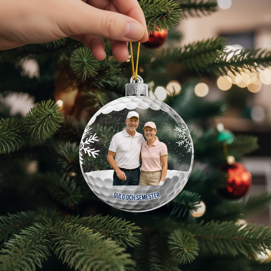 Personligt Julpynt - Golf