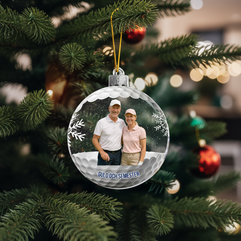 Personligt Julpynt - Golf