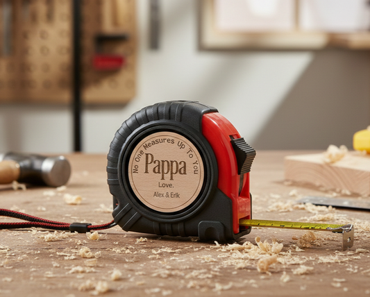 Personligt Måttband (5 m) - Gåva till pappa, farfar/morfar
