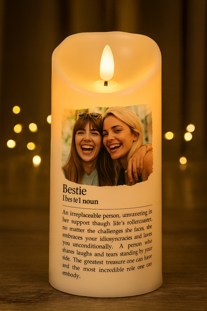 Personligt flamlöst LED - Definition av bästa vän