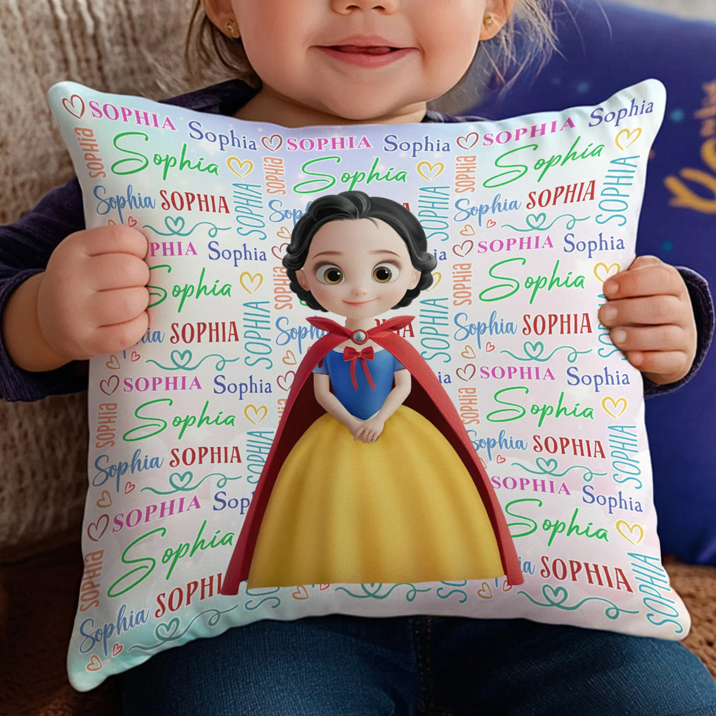 Personalisierter Kissenbezug – Prinzessin
