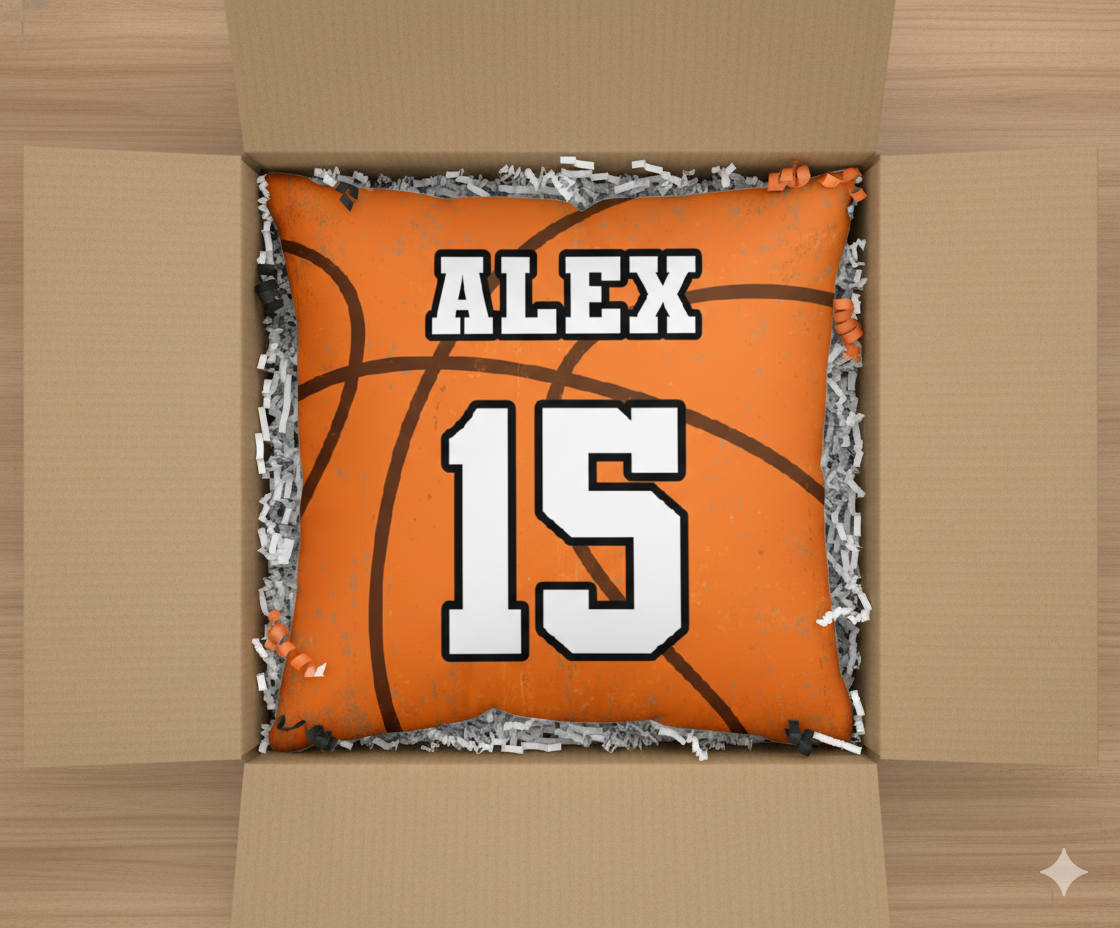 Personligt Kuddfodral - Sportälskare