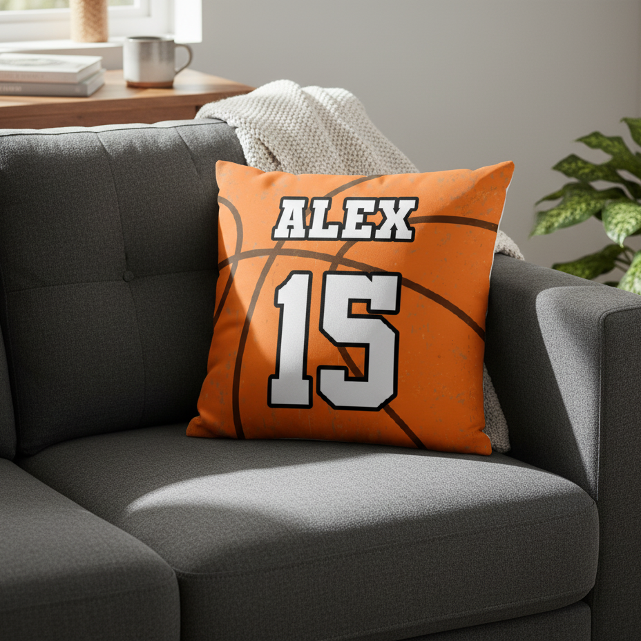 Personligt Kuddfodral - Sportälskare