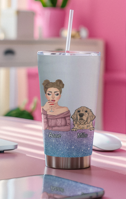 Personalisierter Thermobecher – Dog Mom