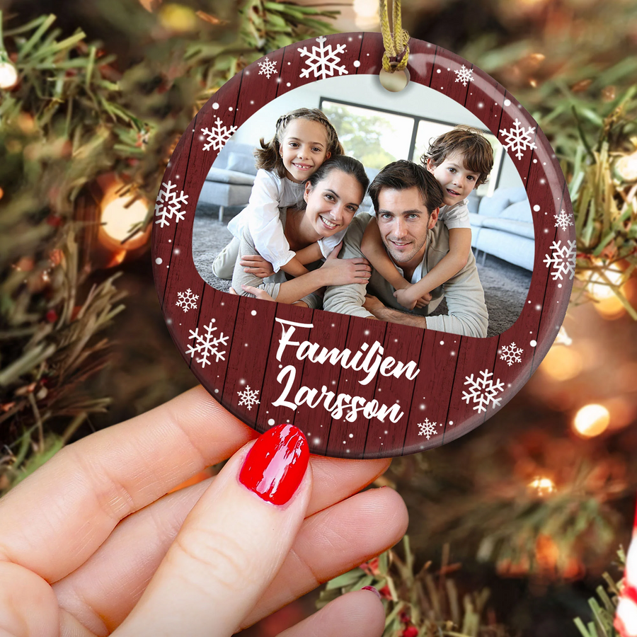 Personalisierte Weihnachtsdeko – Foto