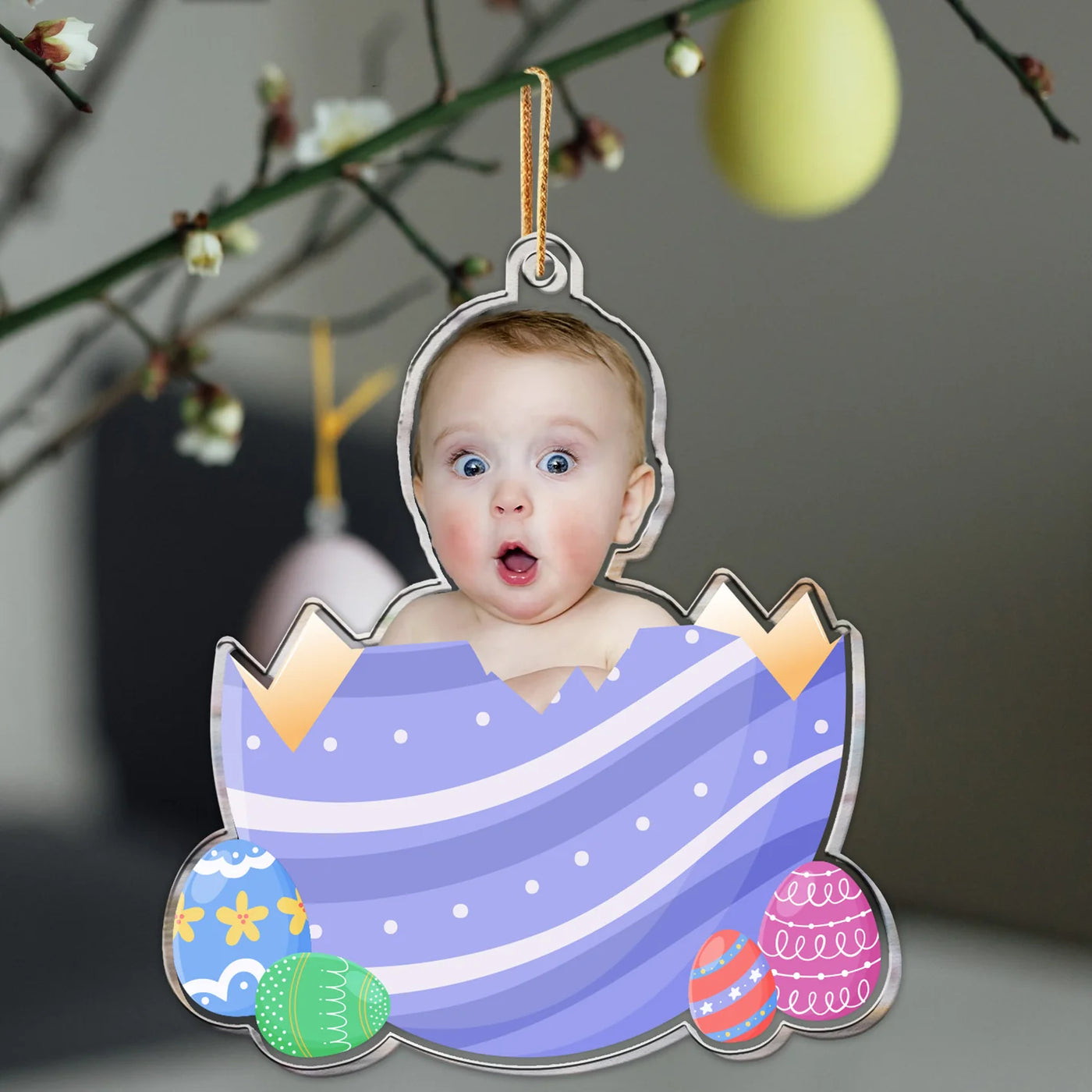 Personalisierte Osterdeko – Ei