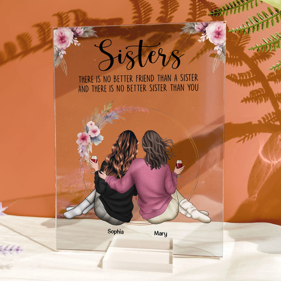 Personalisiertes Acrylschild – Eine Schwester