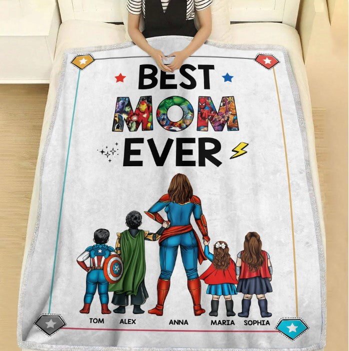 Personalisierte Decke – Die beste Mama der Welt