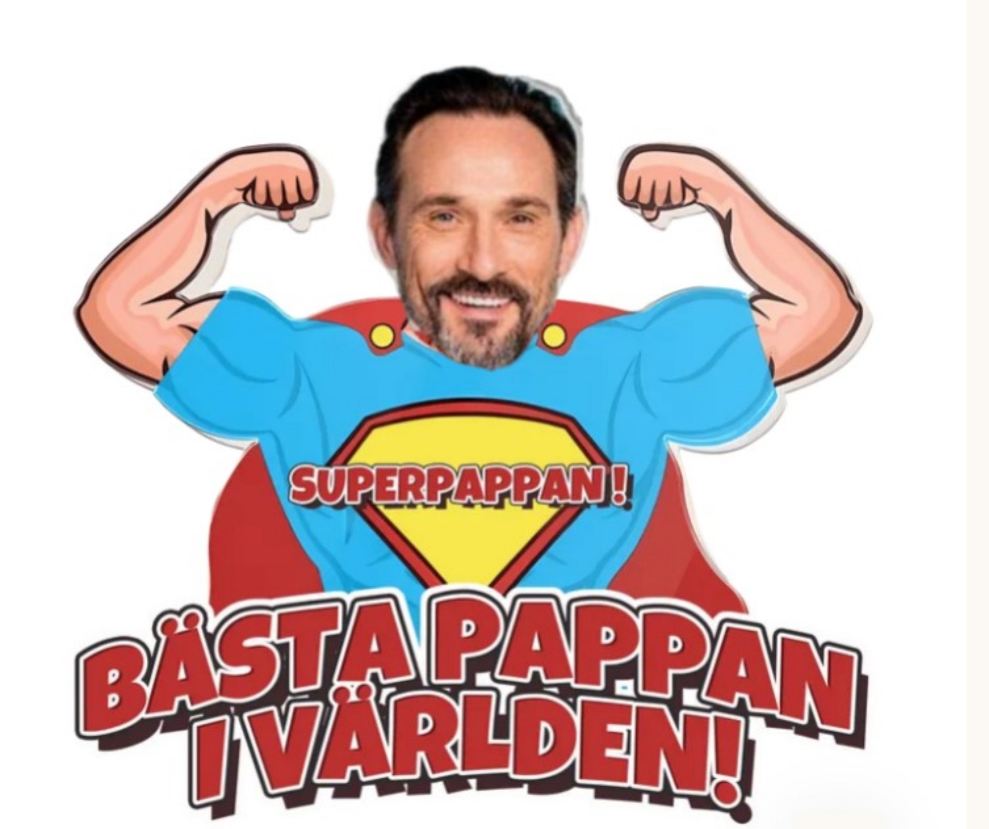 Personlig Nyckelring - SUPERPAPPAN!