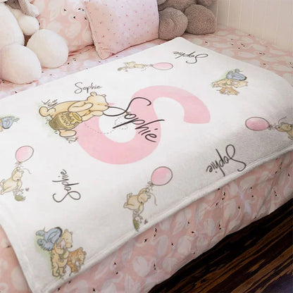Personalisierte Decke / Handtuch – Winnie Puuh