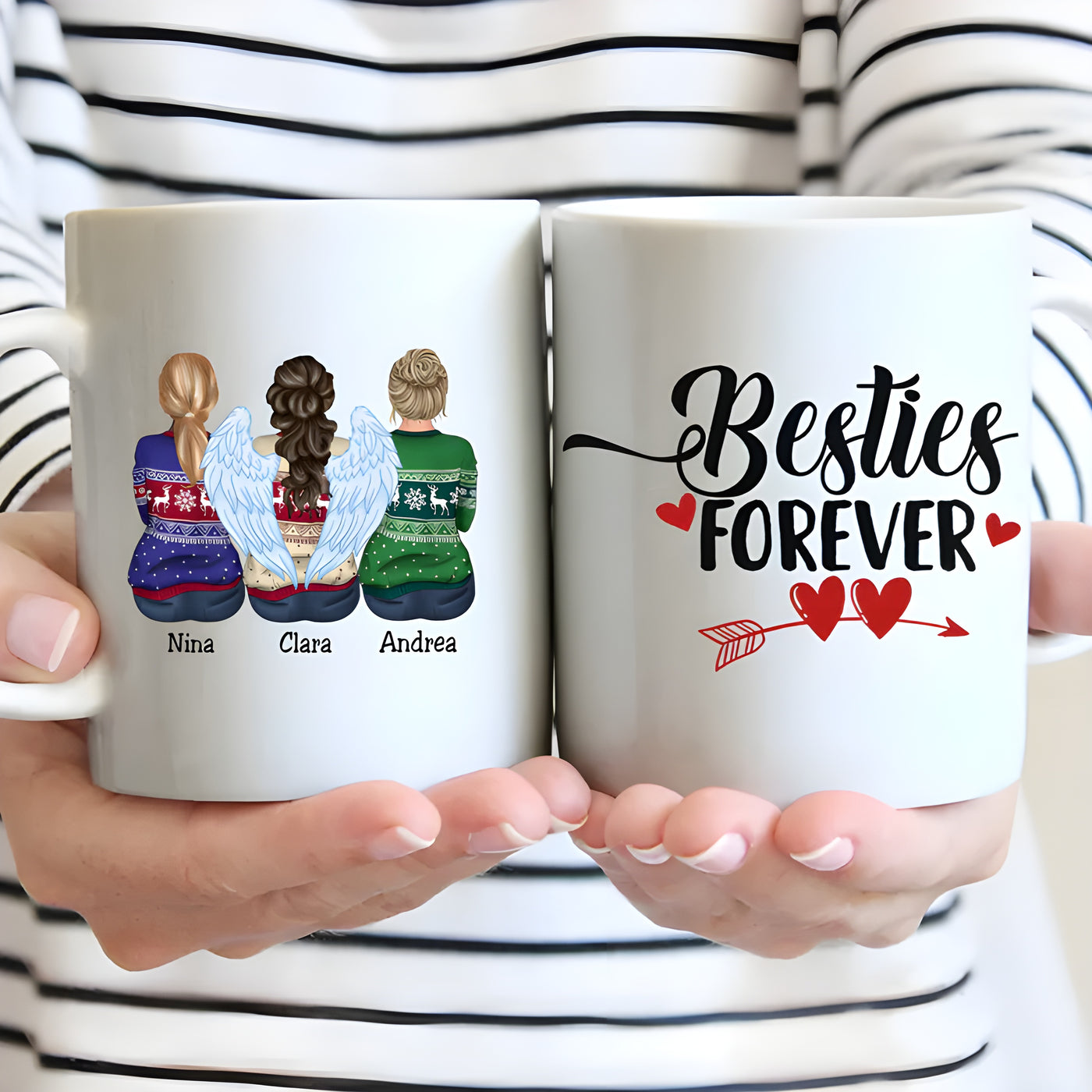 Personalisierte Tasse – Besties Forever