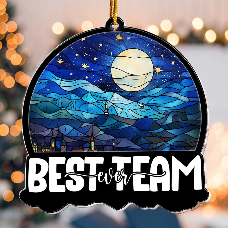 Personalisierte Weihnachtsdeko – Best Team Ever