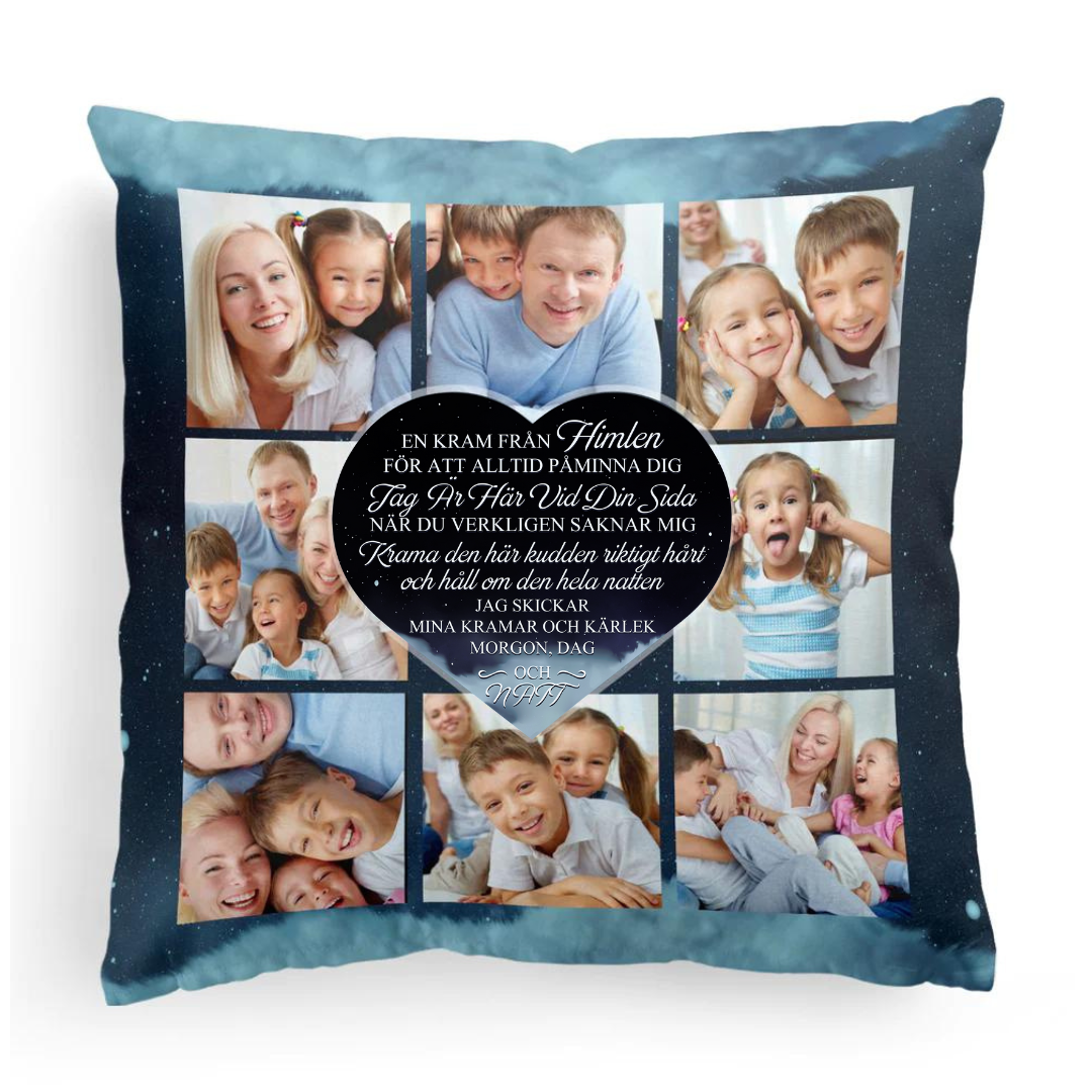 Personalisierter Kissenbezug – Familienfotobuch