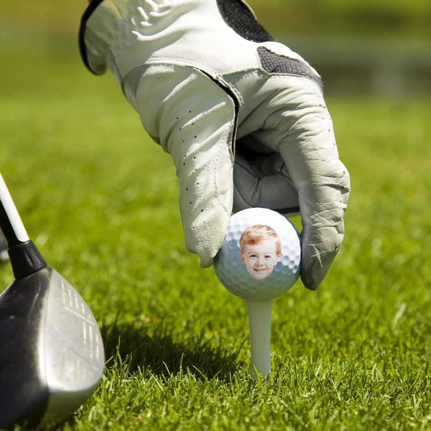 Personalisierter Golfball – Bester Papa unter Par