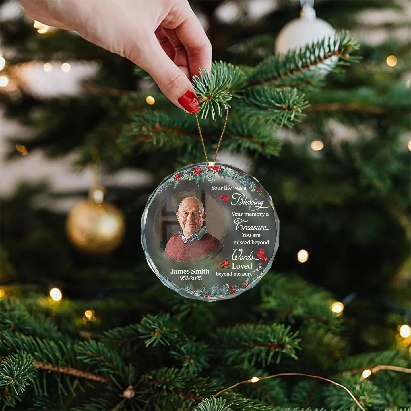 Personligt Julpynt - Minnesornament