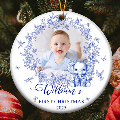 Personalisierte Weihnachtsdeko – Babys erstes Weihnachten